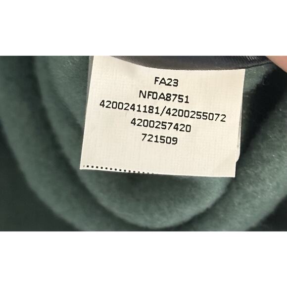 The North Face Women's Oversized Fleece Crew Sweatshirt L Dark Sage Green NWT - Picture 7 of 11